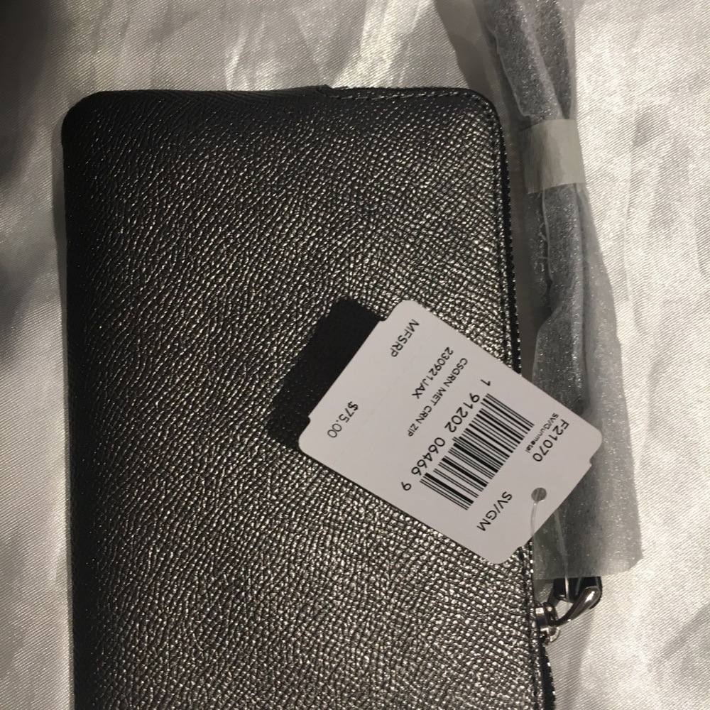 Coach Silver Wristlet - Picture 3 of 4
